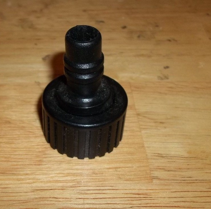 Black Polyethylene 1/2″ Barb X Female Garden Hose Fitting Lot of 2