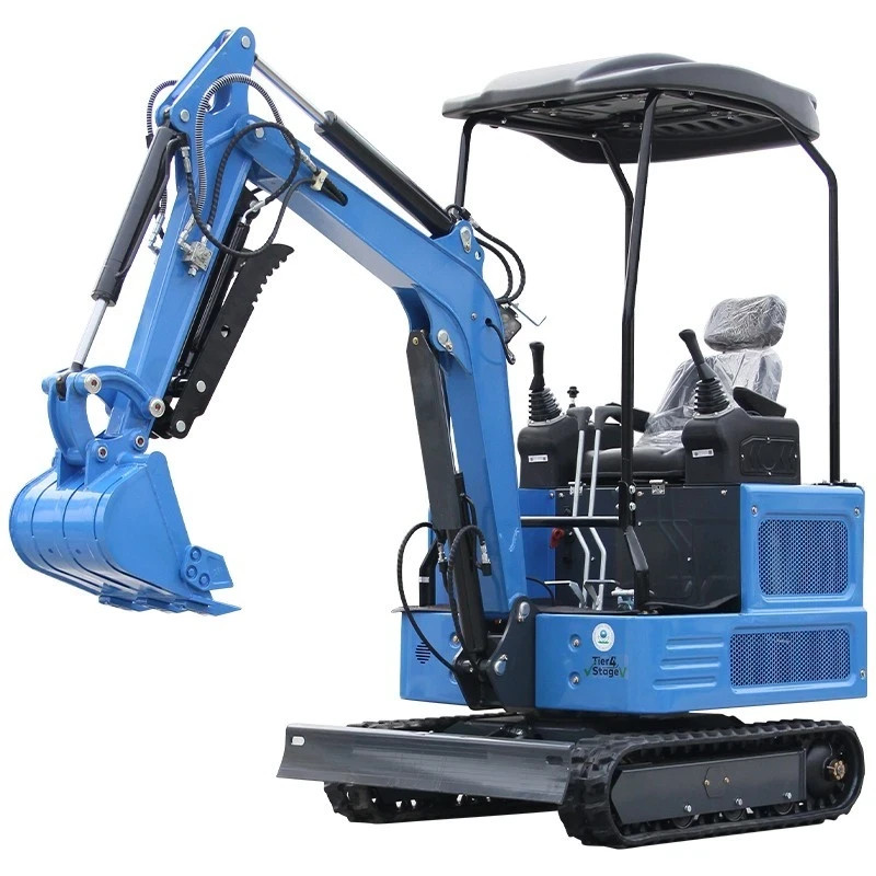 1.8 Ton Mini Excavator 4000lbs KUBOTA Twin Cylinder Diesel Engine Crawler Digger