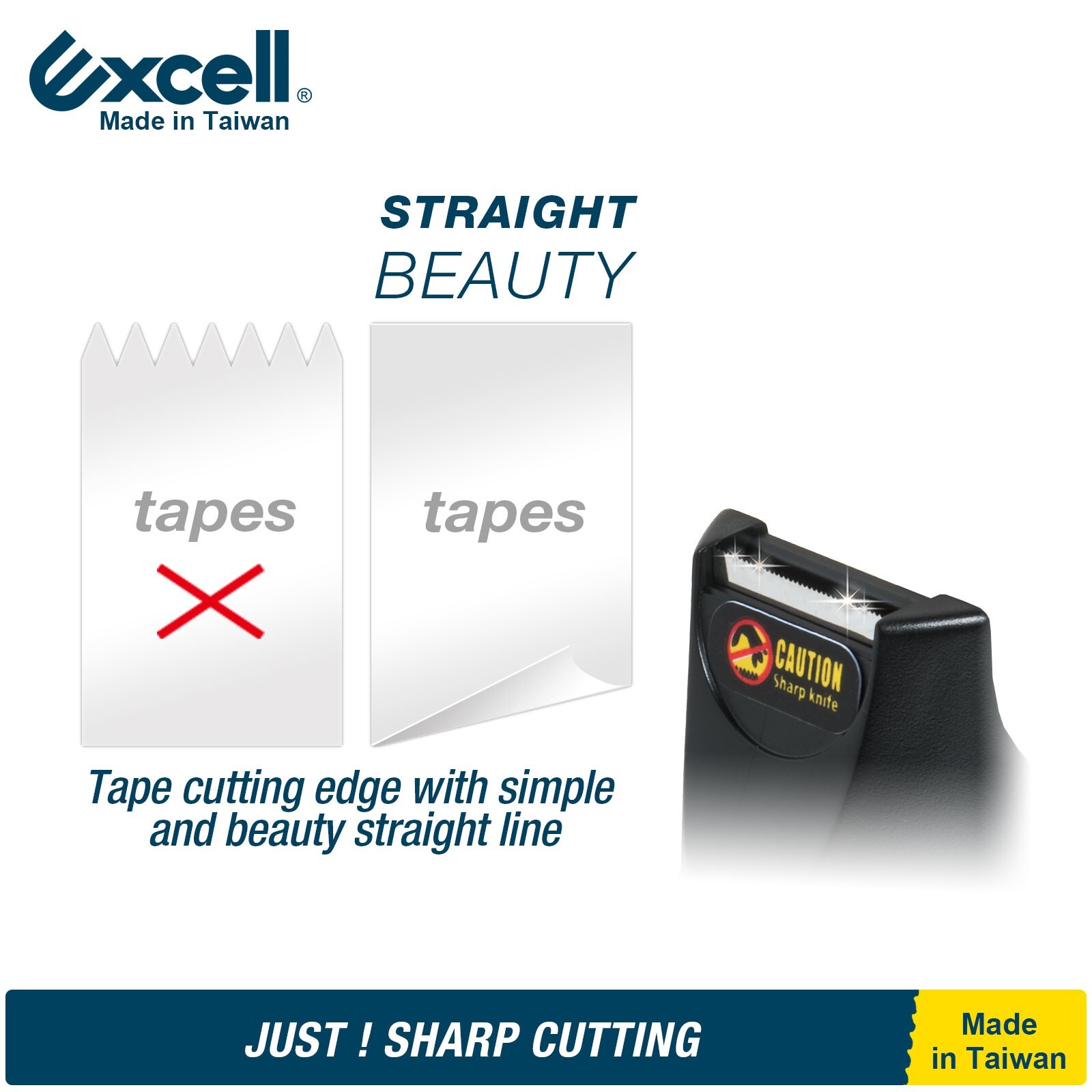 Excell Mini Desktop Tape Dispenser 3/4″ Tape 1″ Core, Lightweight OFC, No Tape