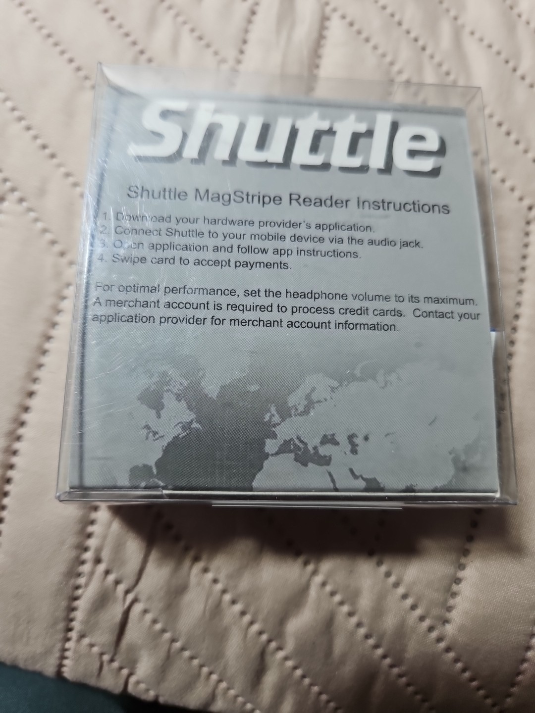 ID TECH Shuttle Mobile MagStripe Credit Card Reader for Authorize.Net AUTH.NET