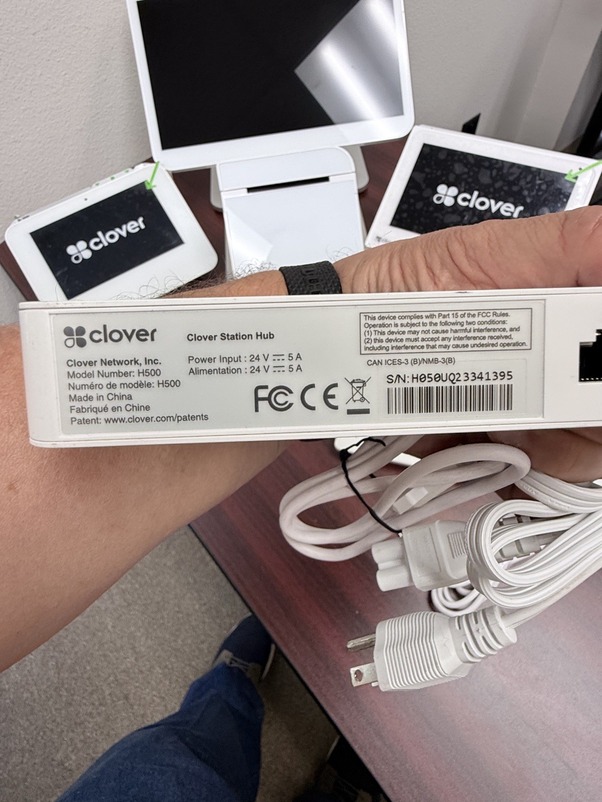 CLOVER POS System S503 C503 P500 H500 Terminal Printer Register Scanner