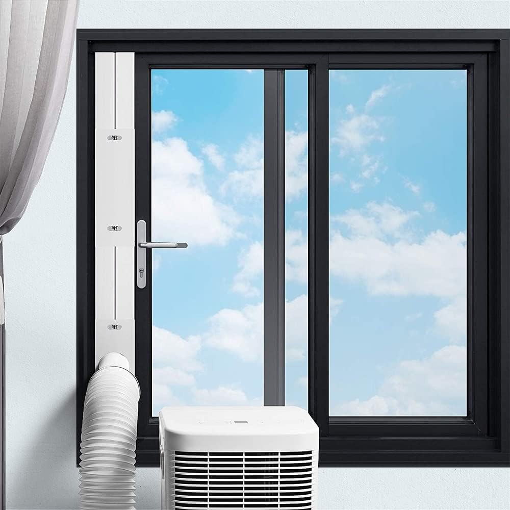 Portable Air Conditioner Window Vent Kit with 5.9” Exhaust Hose Adjustable