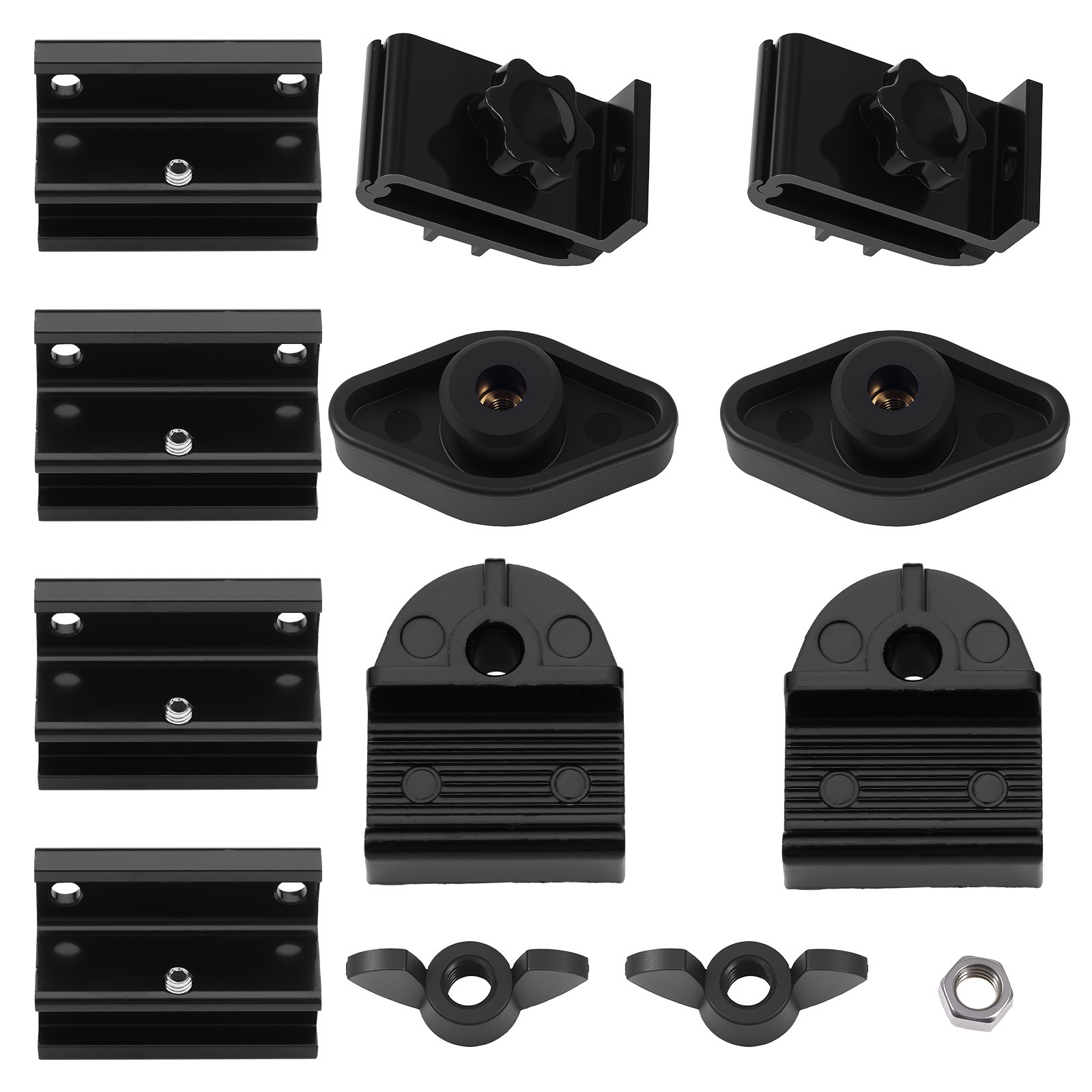 Black Aluminum Tonneau Cover fit for Toyota Tundra Crew Max 66.7in 2007-2025