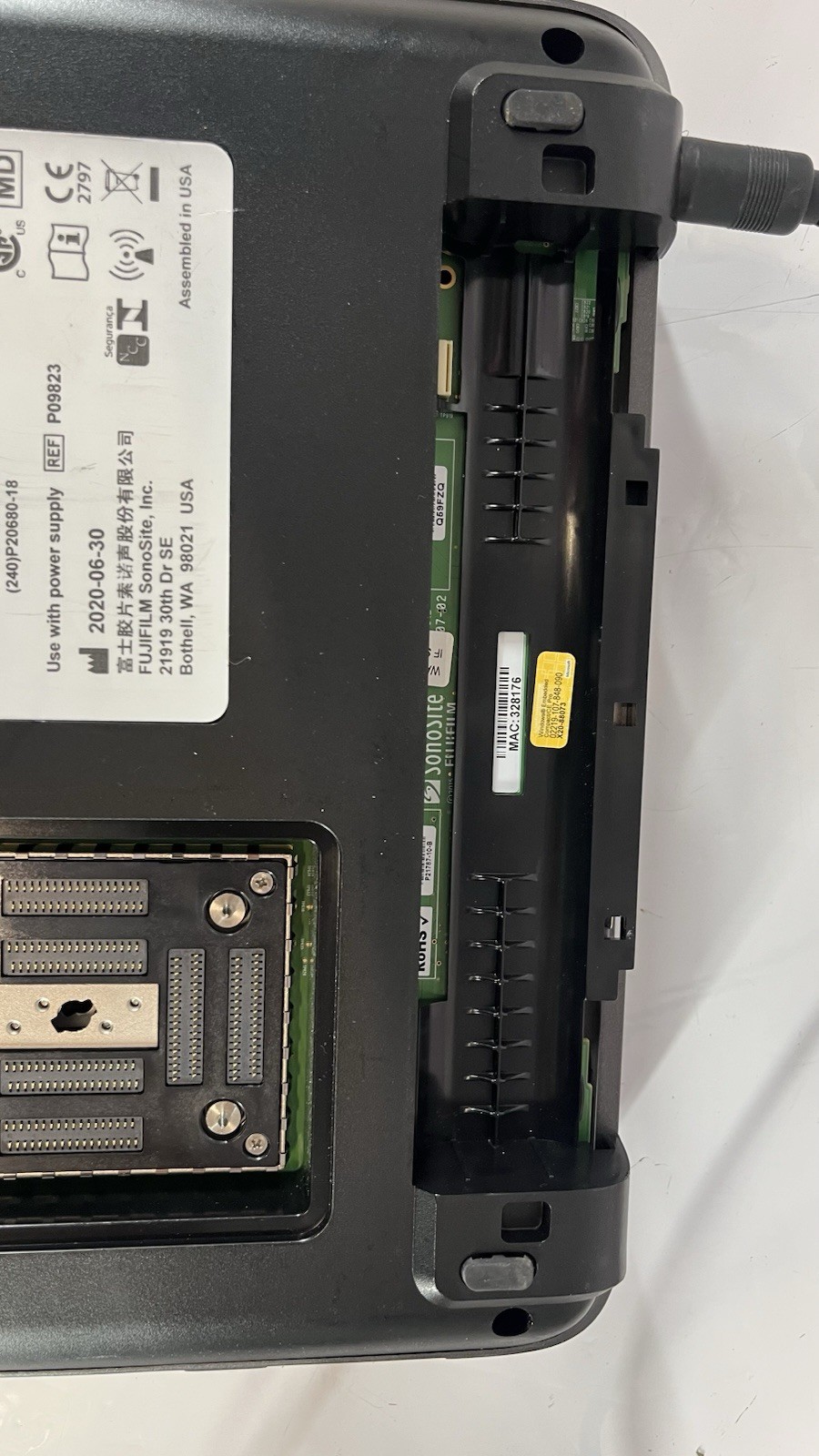 Sonosite Edge II 2020 Ultrasound System With Power Supply Screen Broken
