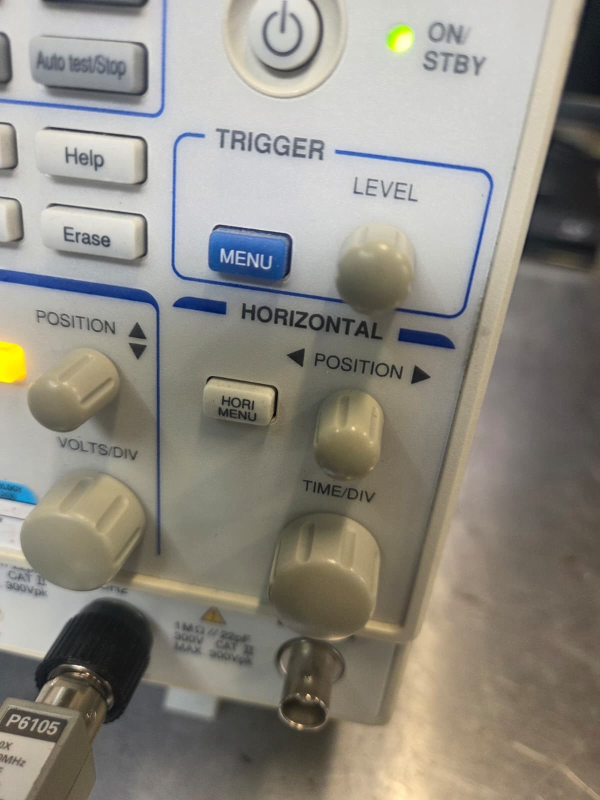 GW Instek GDS-820S 150MHz 2-Channel Digital Storage Oscilloscope Tested Working