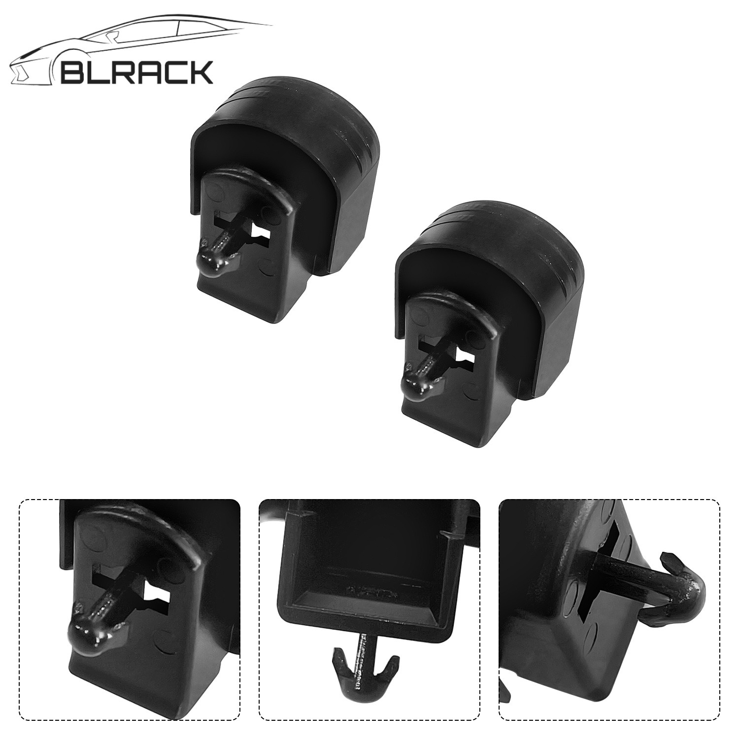 2PCS Rear Right Tailgate Hinge Bushing 66143-04021 For 2016-2023 Toyota Tacoma