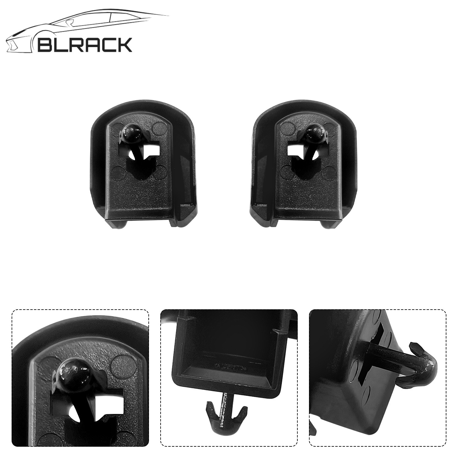 2PCS Rear Right Tailgate Hinge Bushing 66143-04021 For 2016-2023 Toyota Tacoma