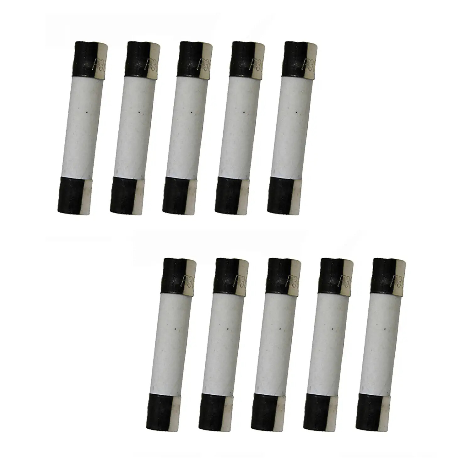 10Pcs 250V 20A F20L250V 20 amp Fast Blow Acting Quick Ceramic Fuses 6x30mm