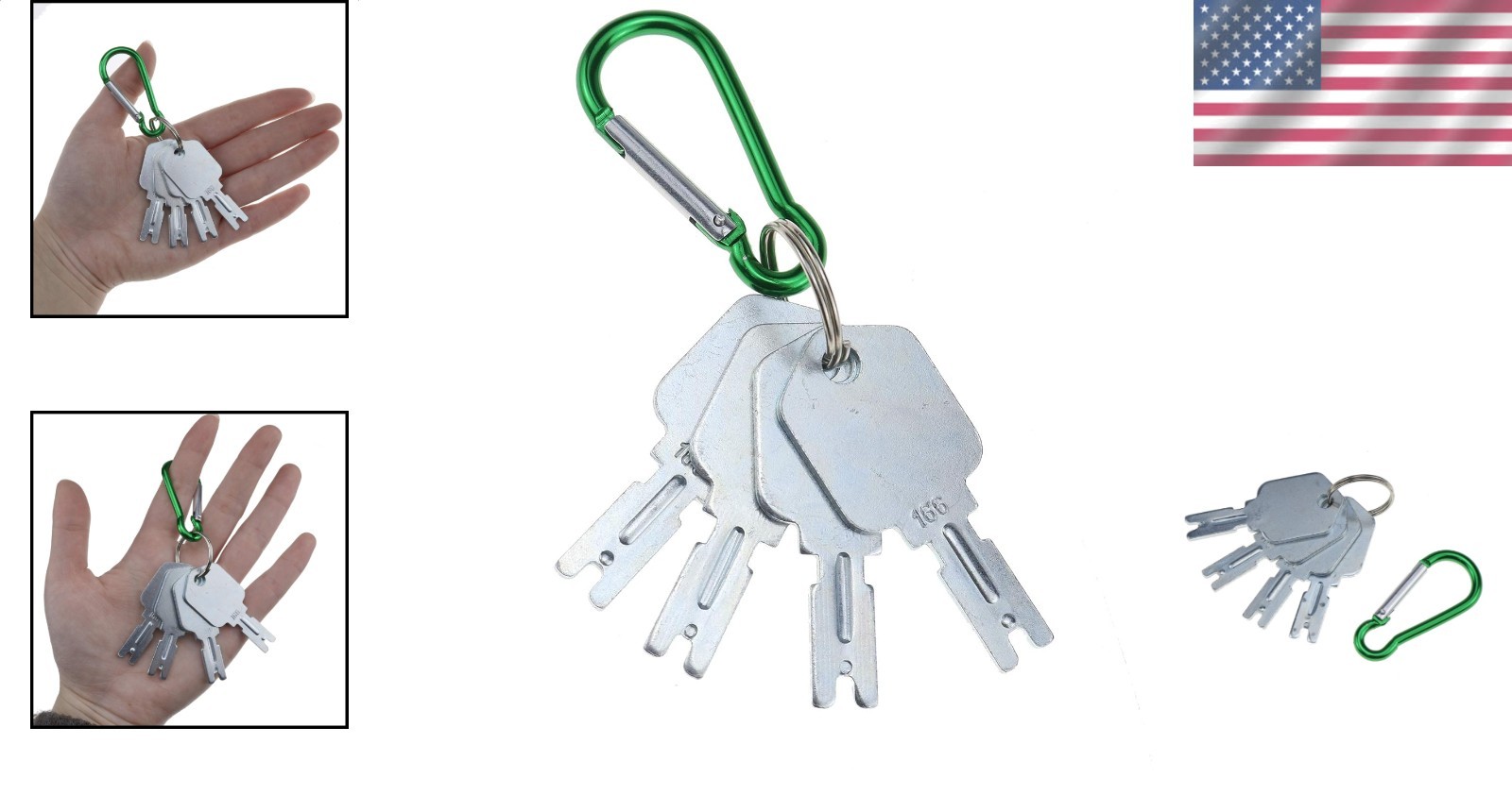 Heavy Duty Forklift Ignition Keys 4pc 166 1430 186304 for Yale Hyster Komatsu