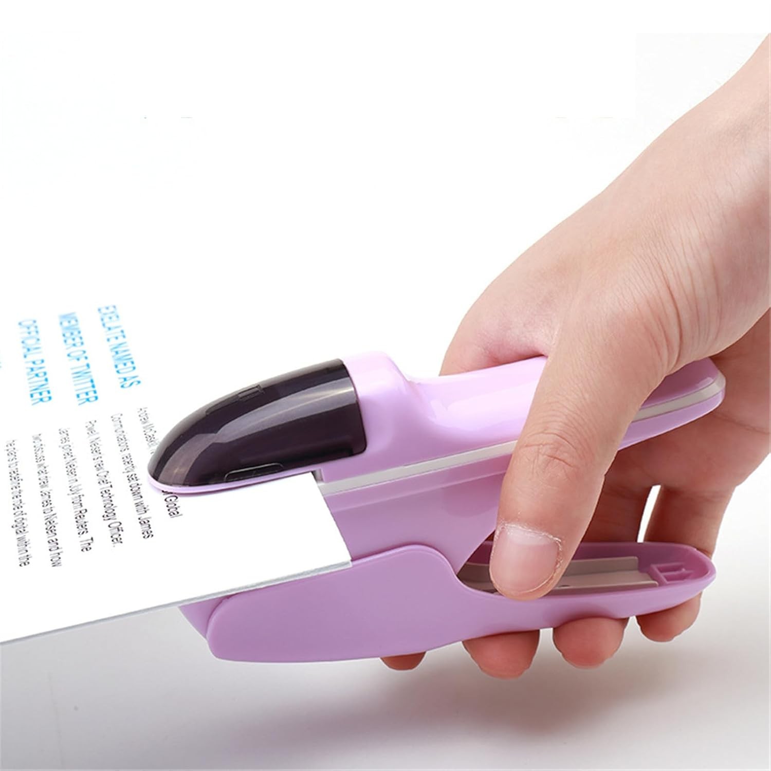 Stapleless Stapler No Staple Stapler Hand Paper Stapler Eco Friendly Desktop