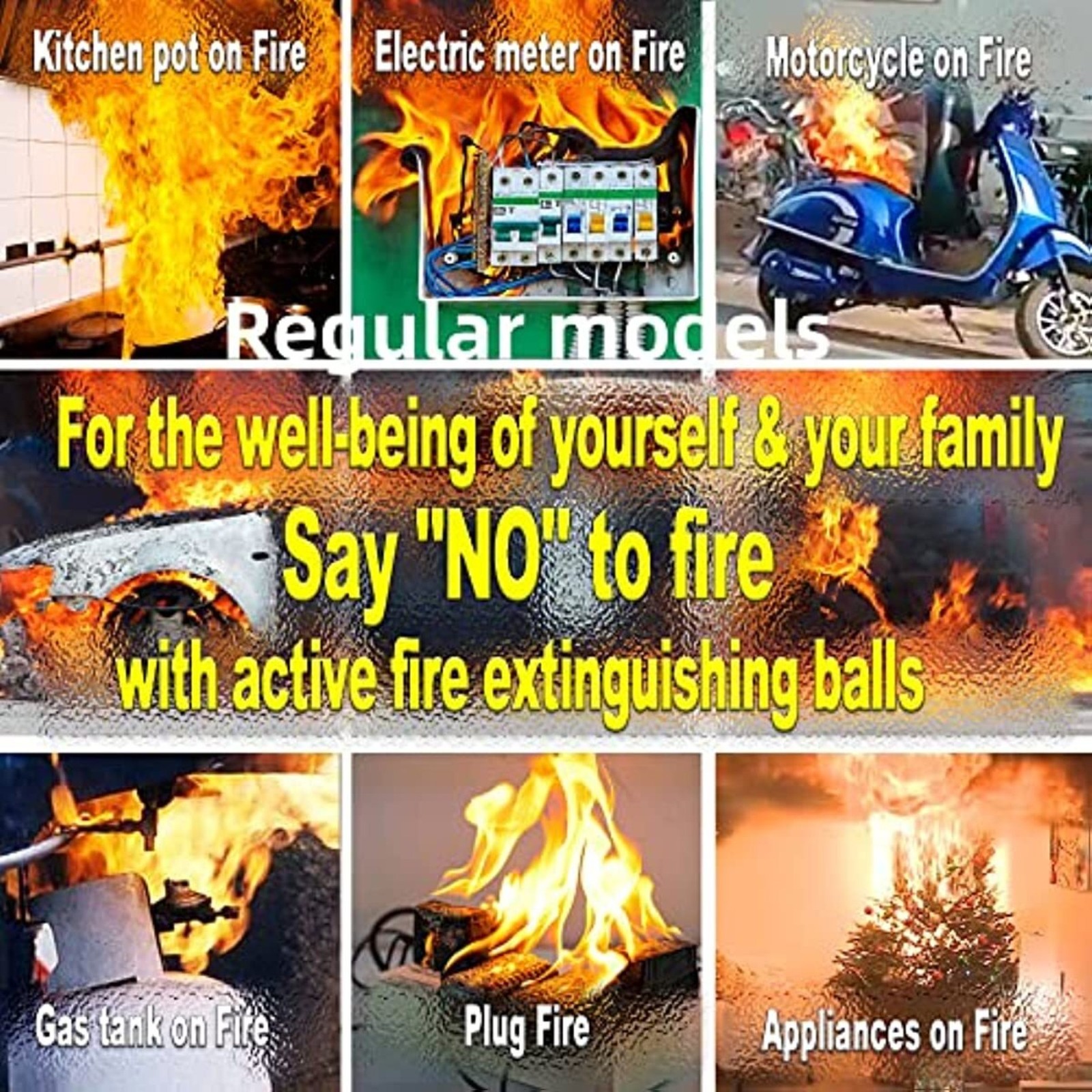 automatic Fire Extinguisher ball for home Kitchen Garage house car Fire Safety
