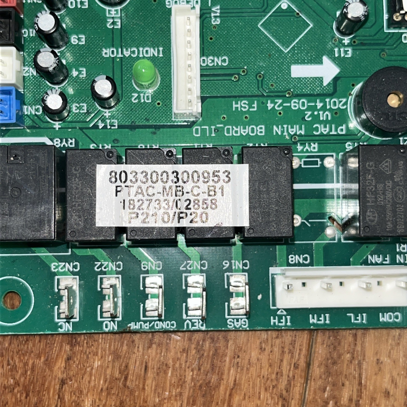 ISLANDAIRE 803300300953 Main Control Circuit Board PTAC-MB-C-B1