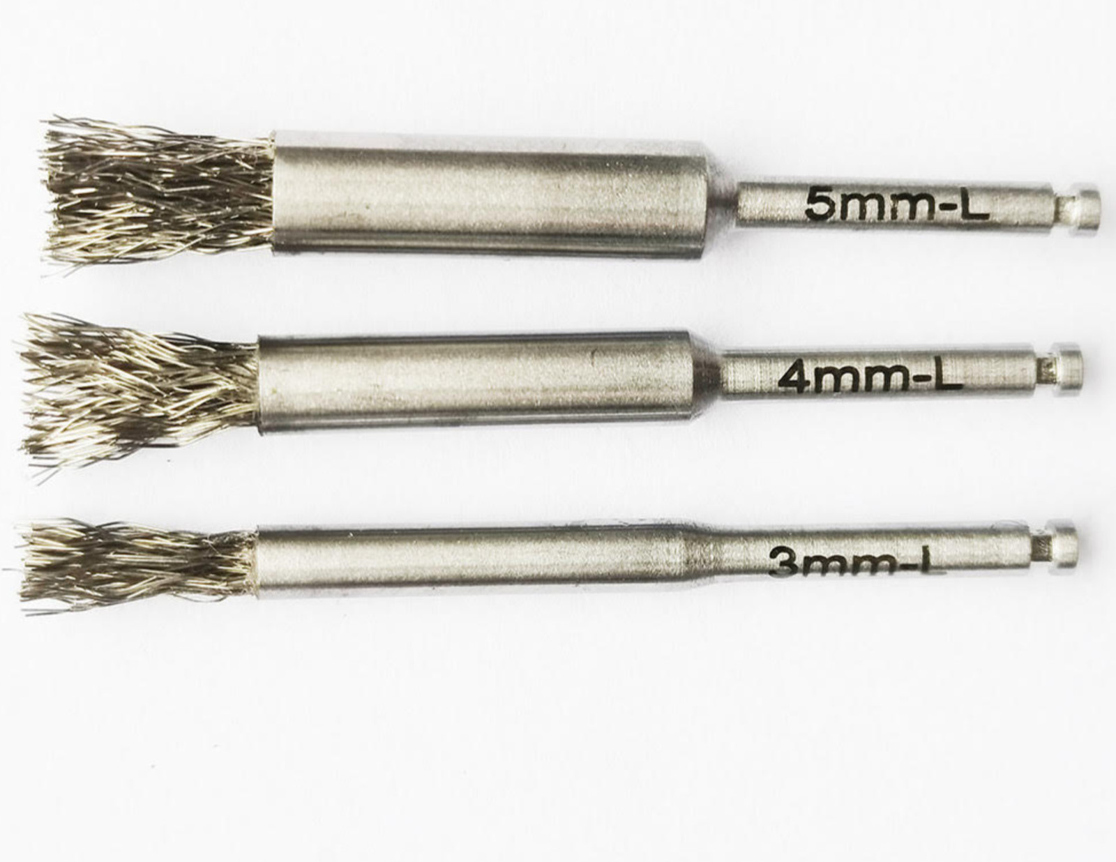 Dental Debridement Peri-Implantitis Implant Surface Threads Cleaning Brush Set 6
