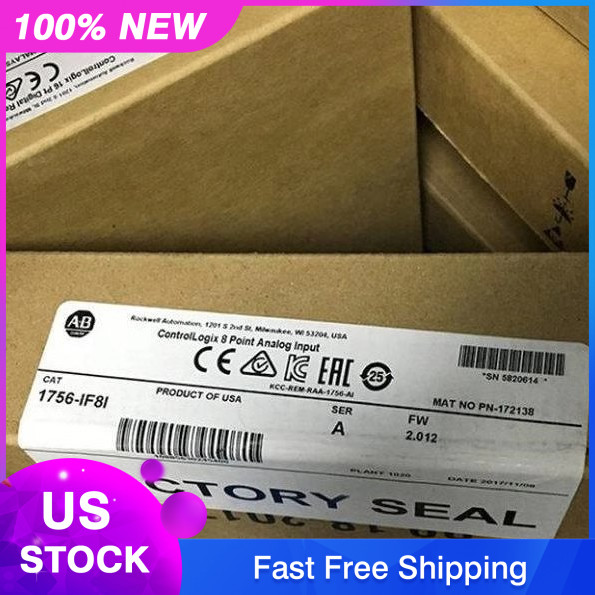 New Factory Sealed Allen-Bradley 1756-IF8I 8 Point Analog Input Module US