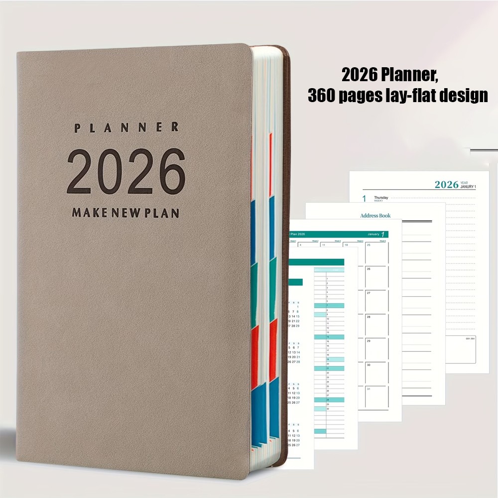 Daily Planner 2026, Calendar 2026 Agenda Planner Daily Journal Notebook 5.7″X8.3