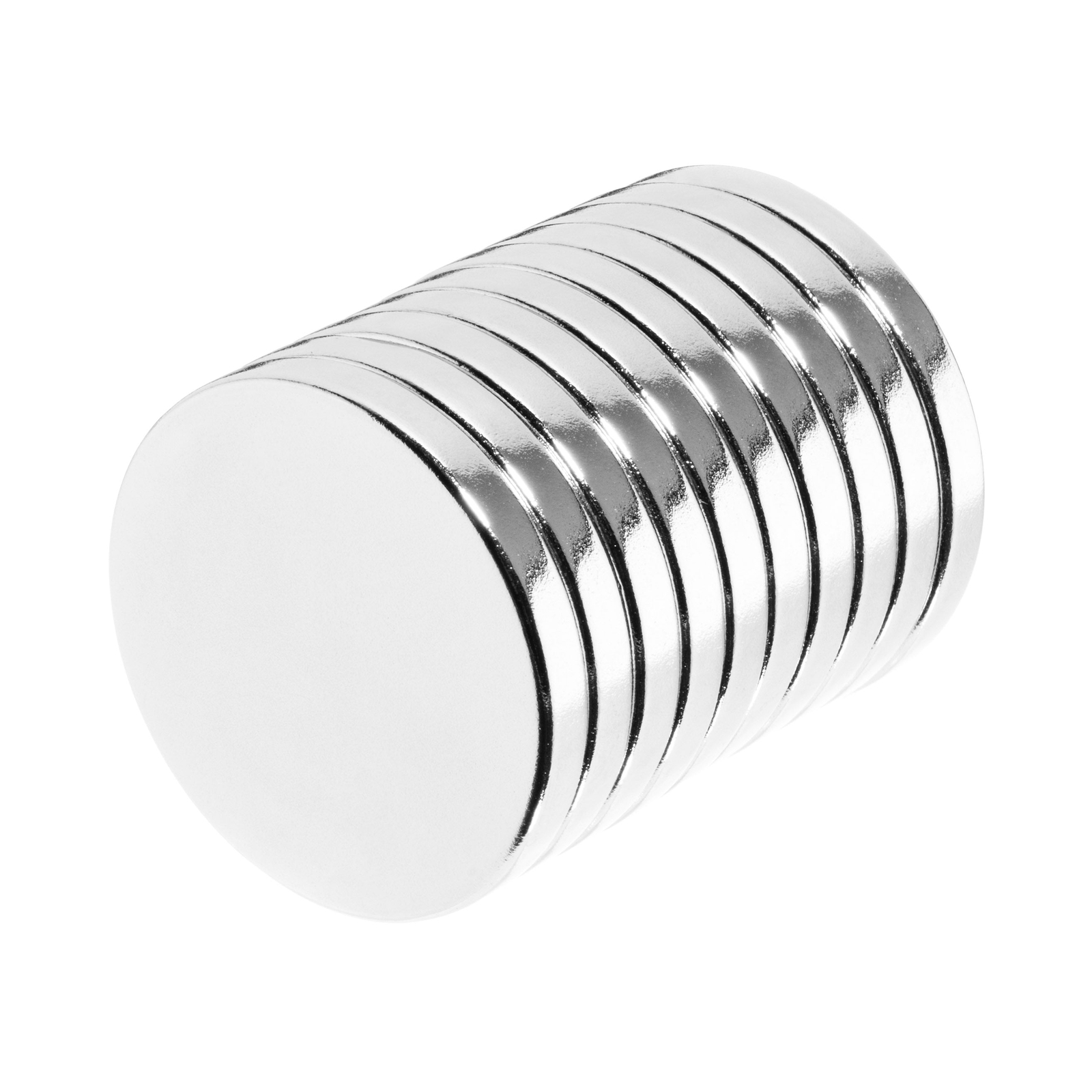 1 x 1/8 Inch Strong Neodymium Rare Earth Disc Magnets N42 (10 Pack)