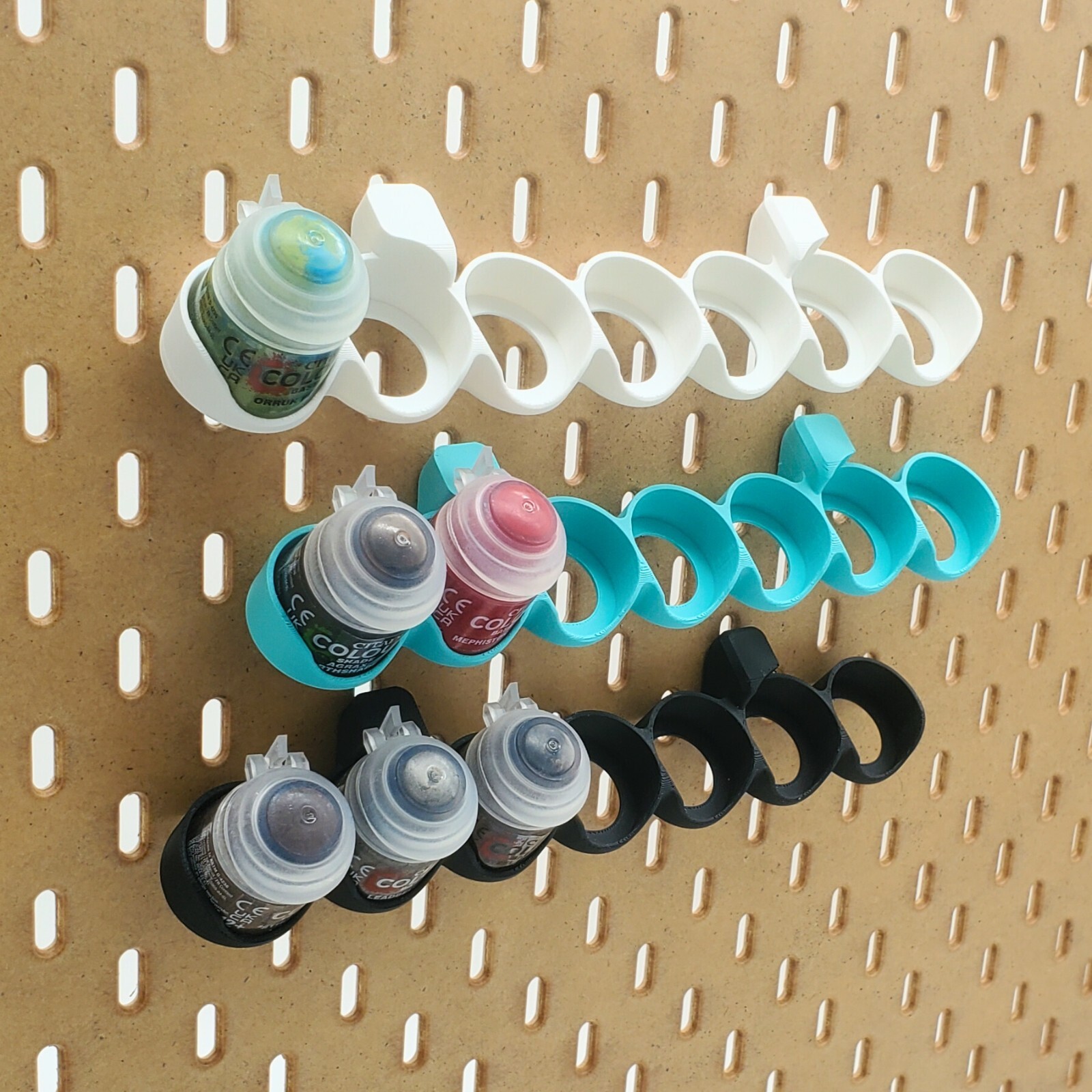 Just Hanging, Citadel Paint Pot Holder Miniature, IKEA SKADIS Pegboard Accessory