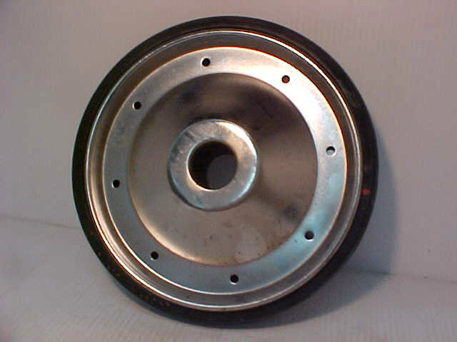 Vintage industrial stretcher wheel