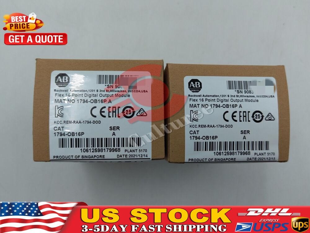 New Sealed Allen-Bradley 1794-OB16P SER A Flex 16 Point Digital Output Module
