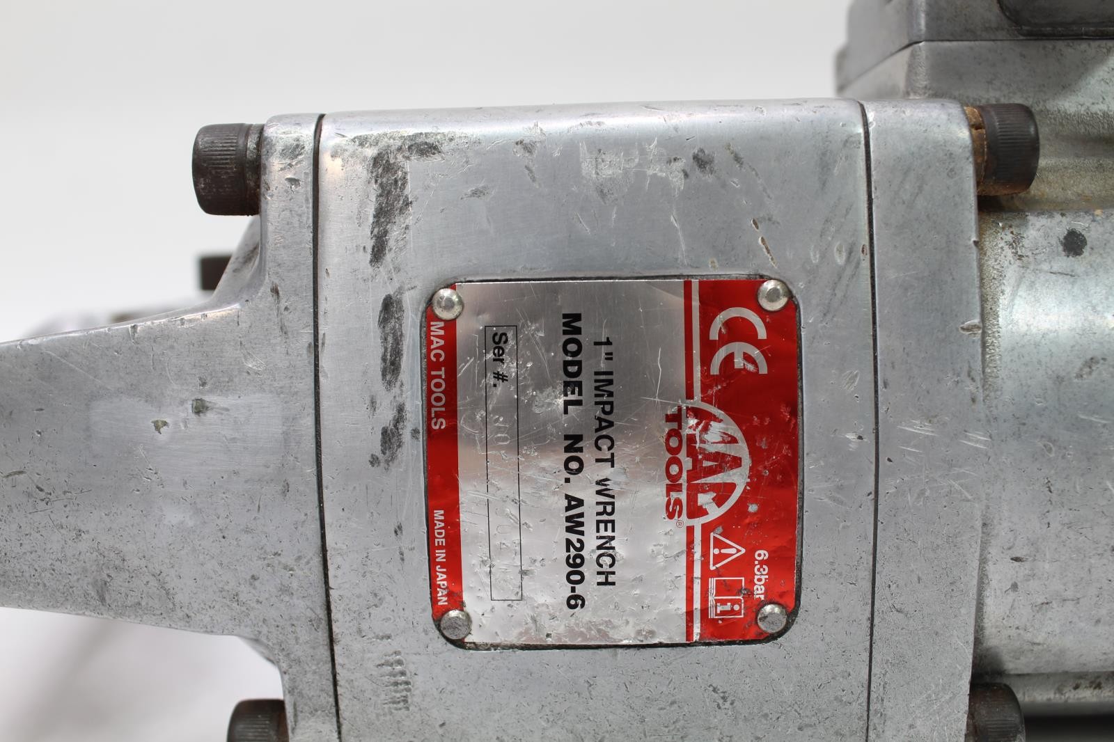 MAC Tools Pneumatic 1″ Impact Wrench w/ 6″ Extended Anvil, AW290-6