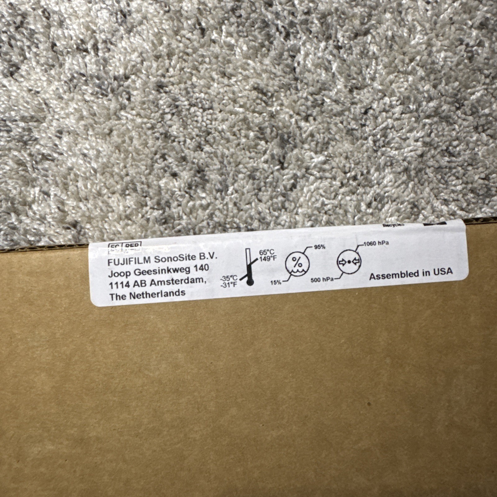 FUJI/SONOSITE rP19x Transducer PN: P21015-20