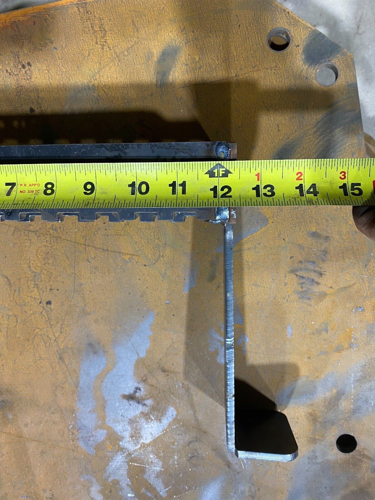 RWM Universal Brand New Weld-On 9″drop step 4pc kit Raw Steel Step 1/4″ Thick