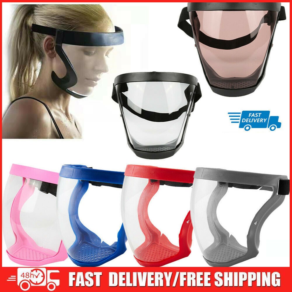Full Face Super Protective Mask Anti-fog Shield Safety Transparent Head Cover