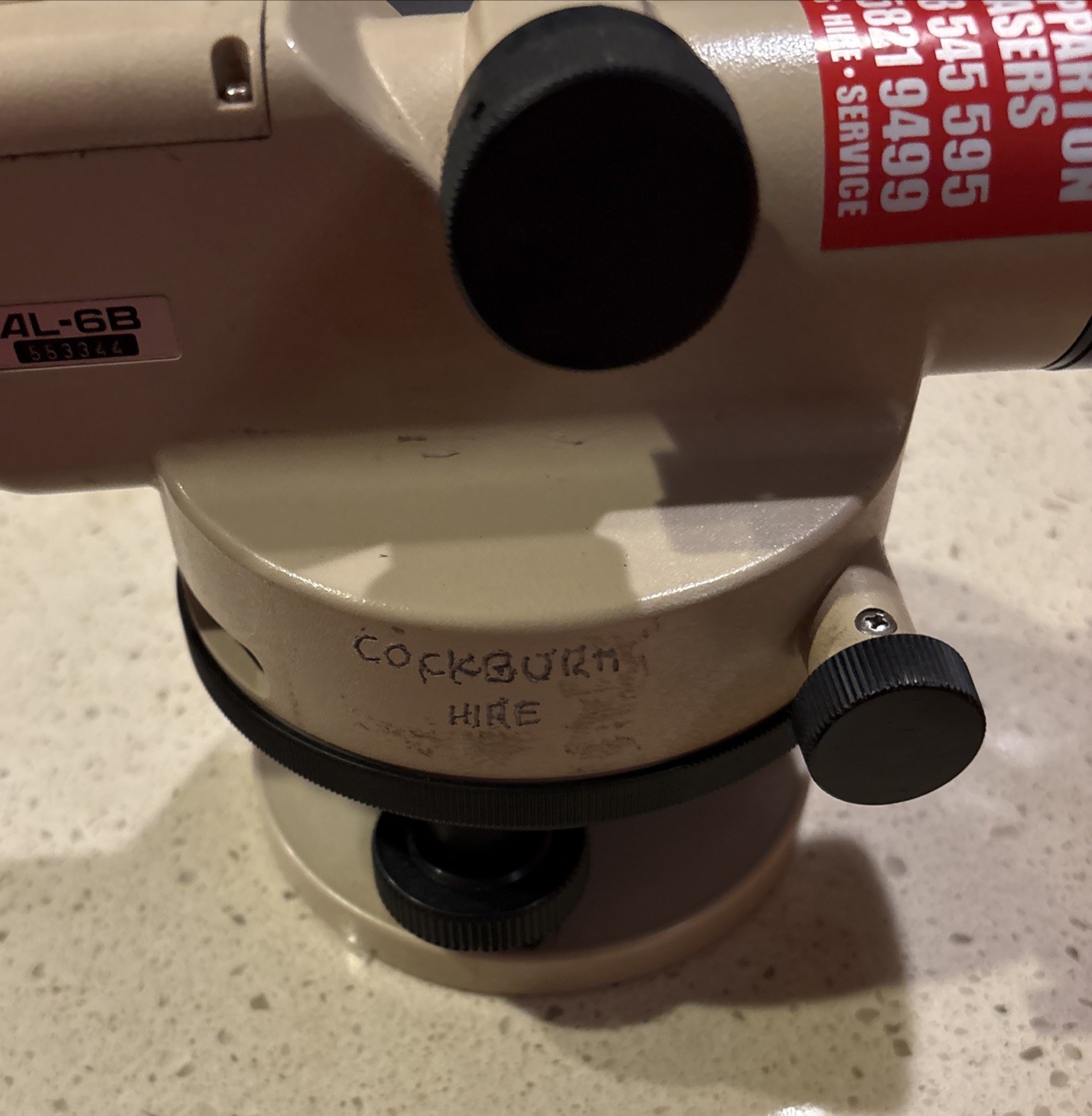 Pentax AL-6B Automatic Level 20x for Surveying, Comes In Case Shown