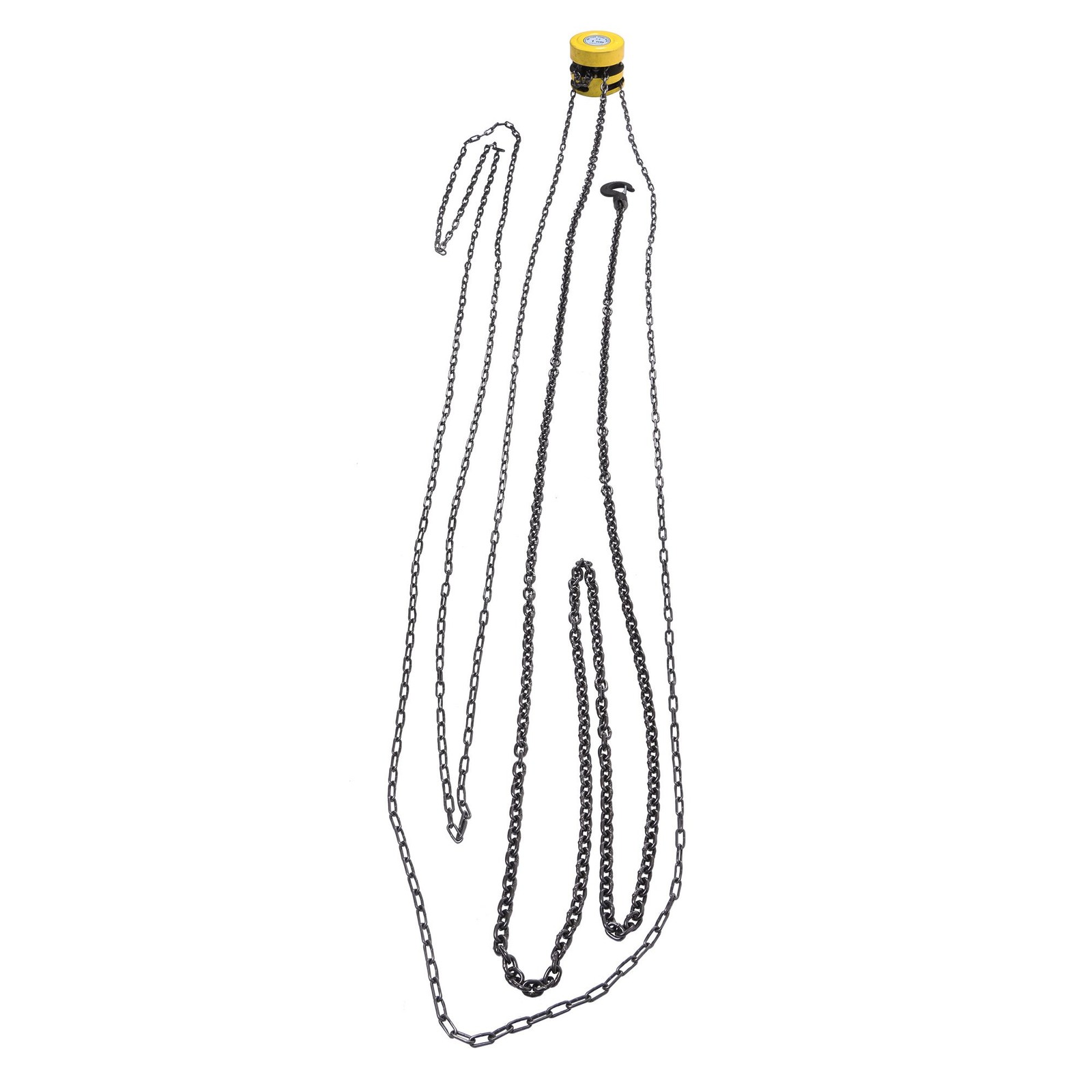 2200 lbs /1 Ton Capacity Chain Hoist Steel Construction Chain Block 20 FT Lift