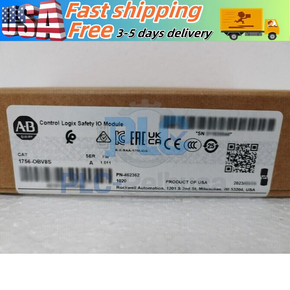 New Sealed Allen Bradley 1756-OBV8S ControlLogix Safety IO Module US Free Tax