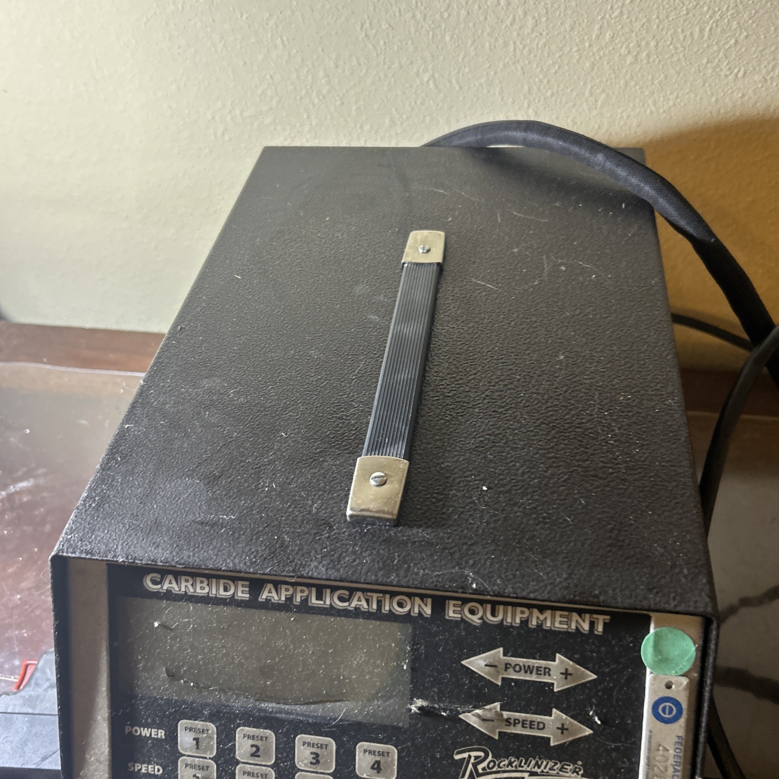 Working Rocklinizer 950 & 950-400 Carbide Applicator READ