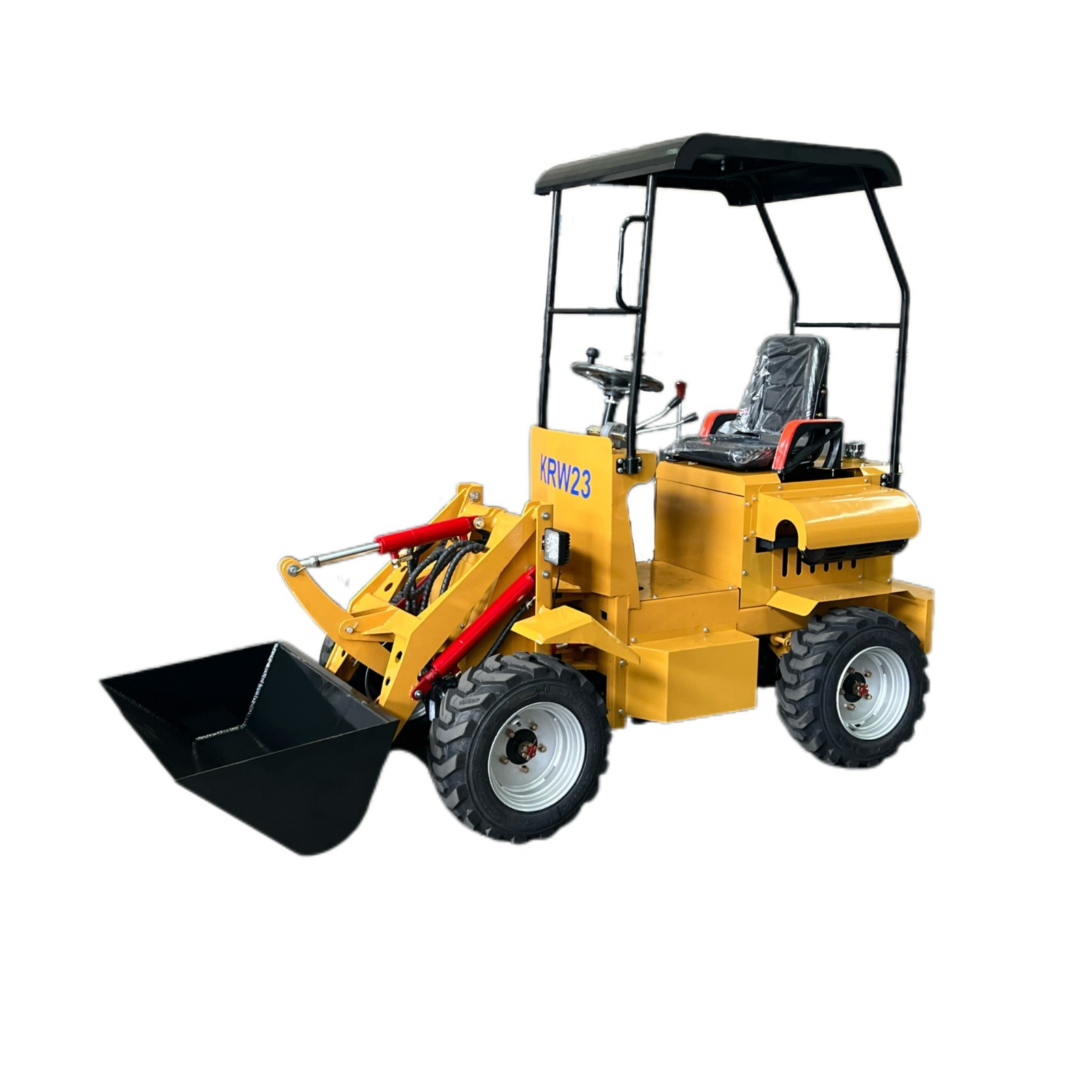 Agrotk Mini Skid Steer Wheel Loader Riding-on 23 HP RATO Gasoline Engine Compact