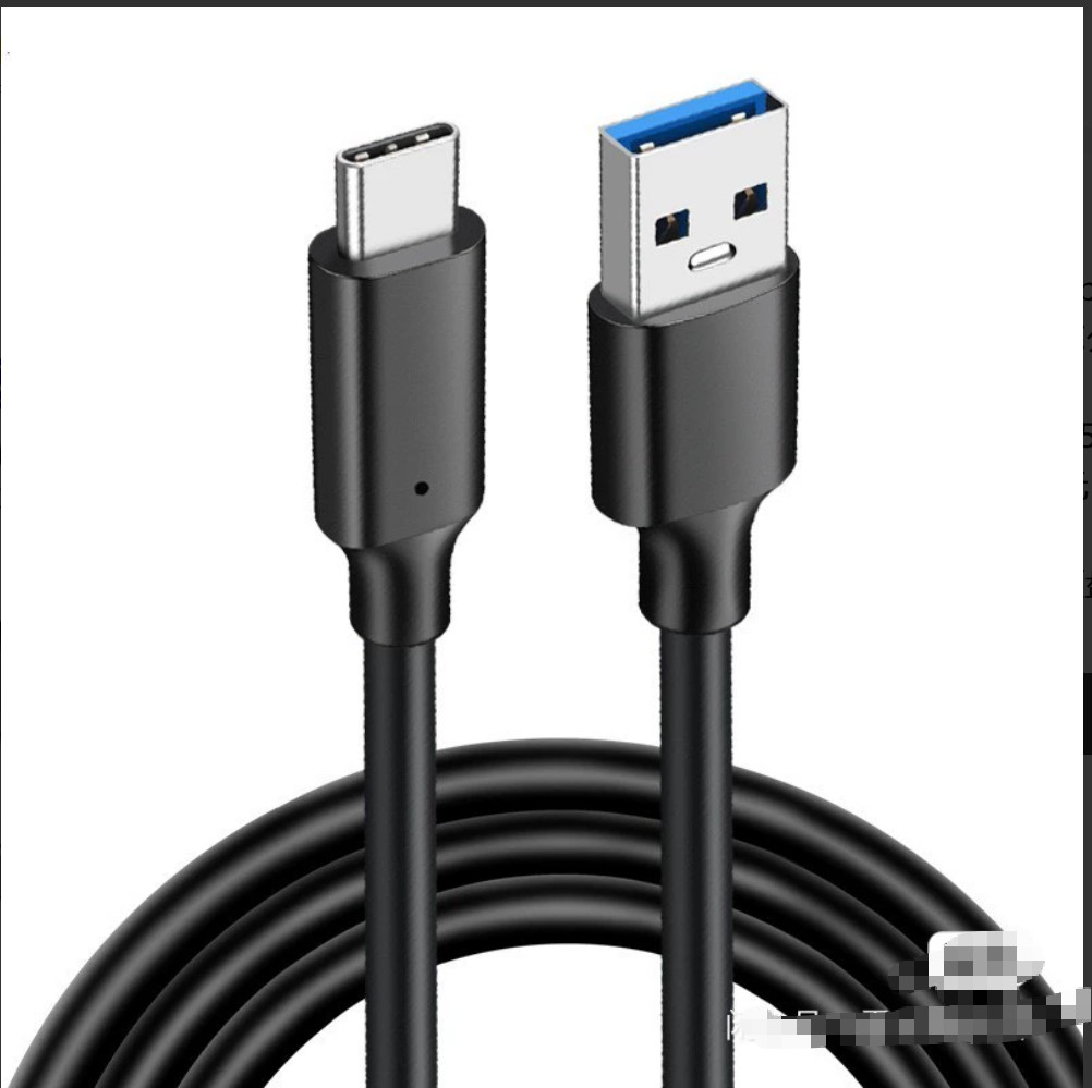 data cable, USB 3.2 to Type-C transmission cable, 10Gbps drive cable BLACK 0.5M