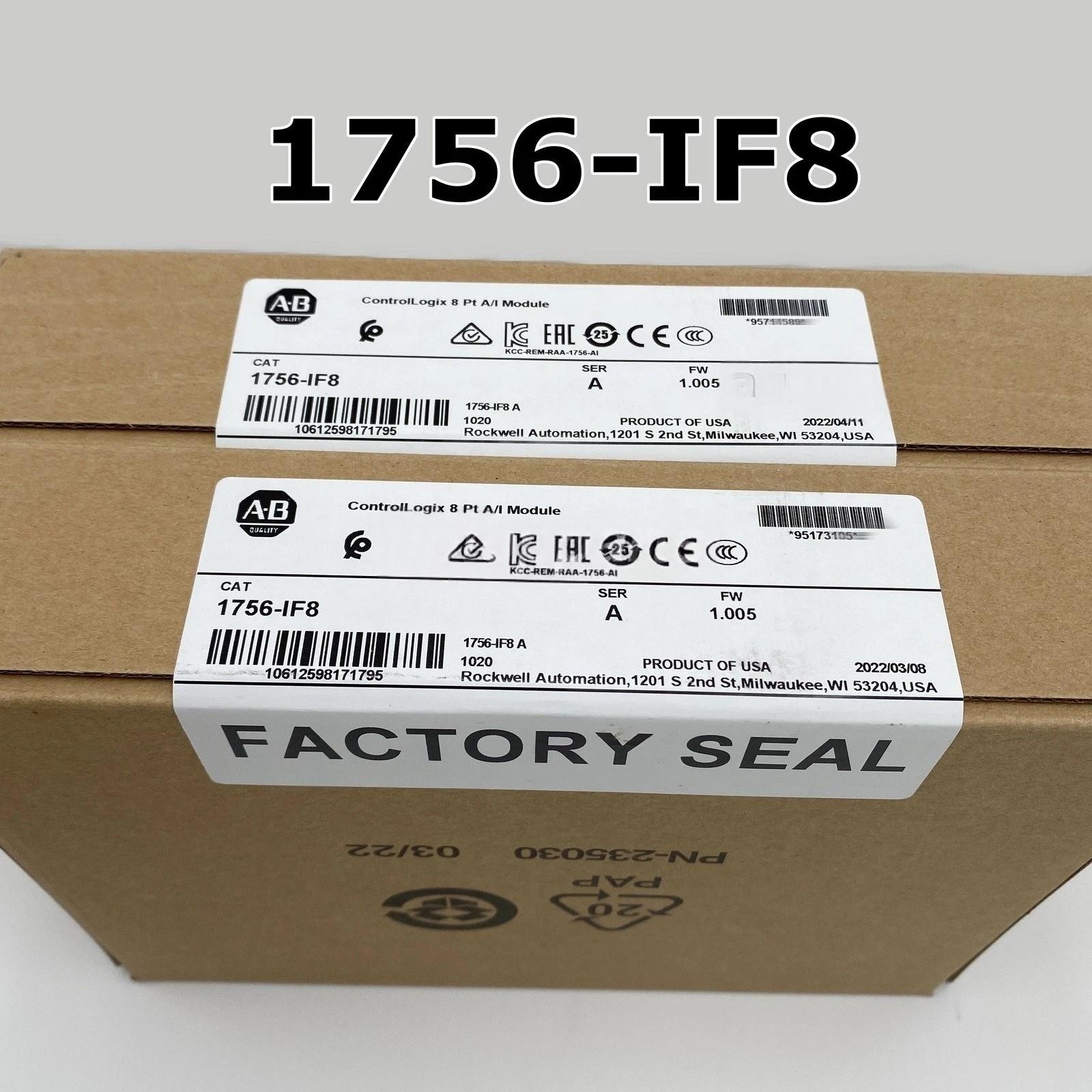 1756-IF8 AB ControlLogix Point A/I Module NEW Factory Sealed 1756IF8