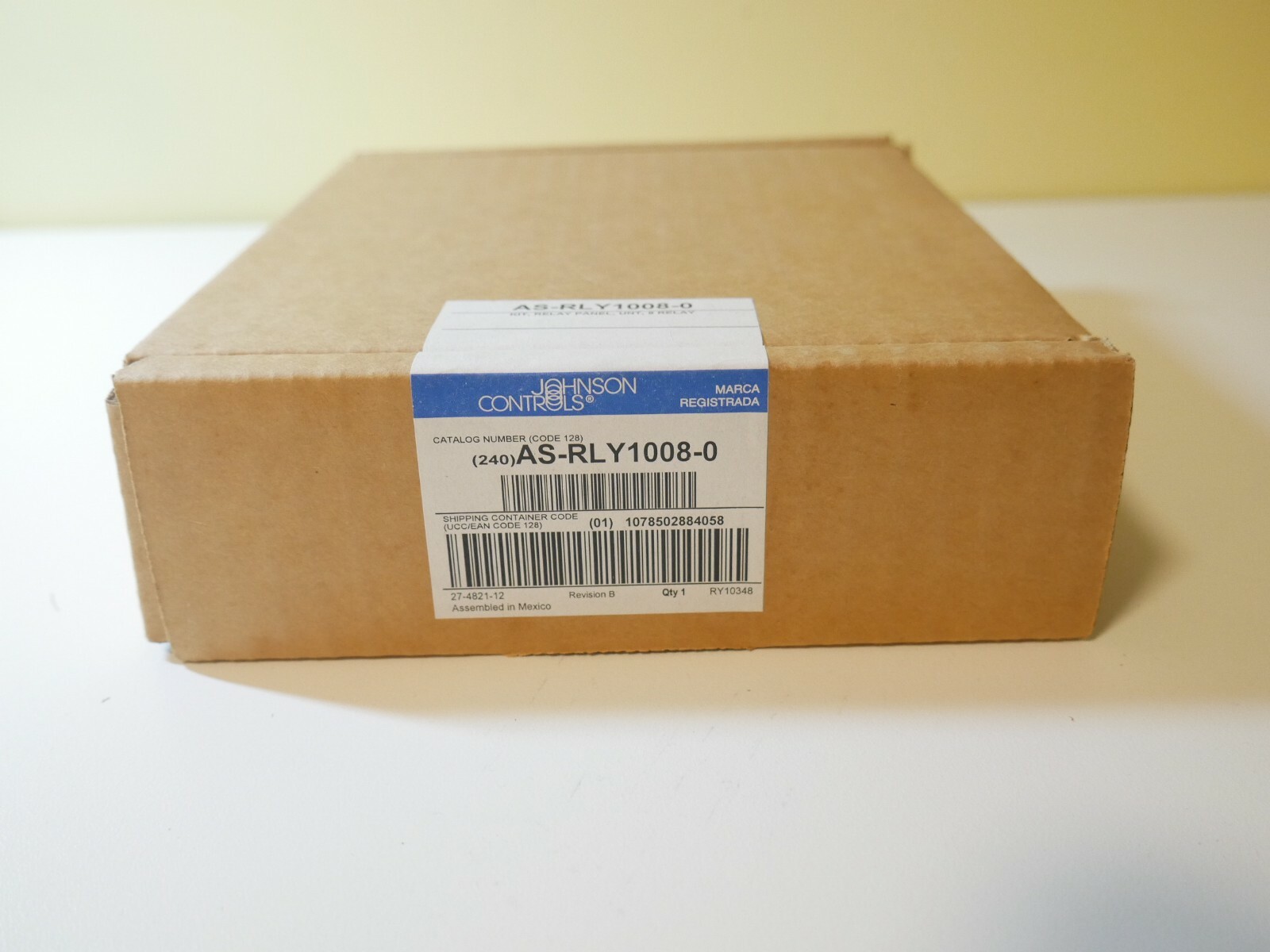 Johnson Controls AS-RLY1008-0, UNT 8 RELAY PANEL KIT, SAME DAY SHIPPING