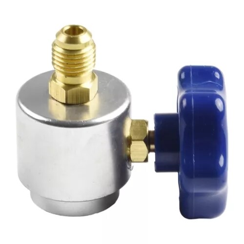 Self Sealing R134A Can Tap Valve Dispenser For A/C Charging Hose AD01 Convertor