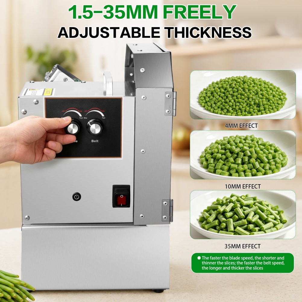 Electric Chopping Machine Green Onion Segment Cutter Commercial Vegetable Cutter
