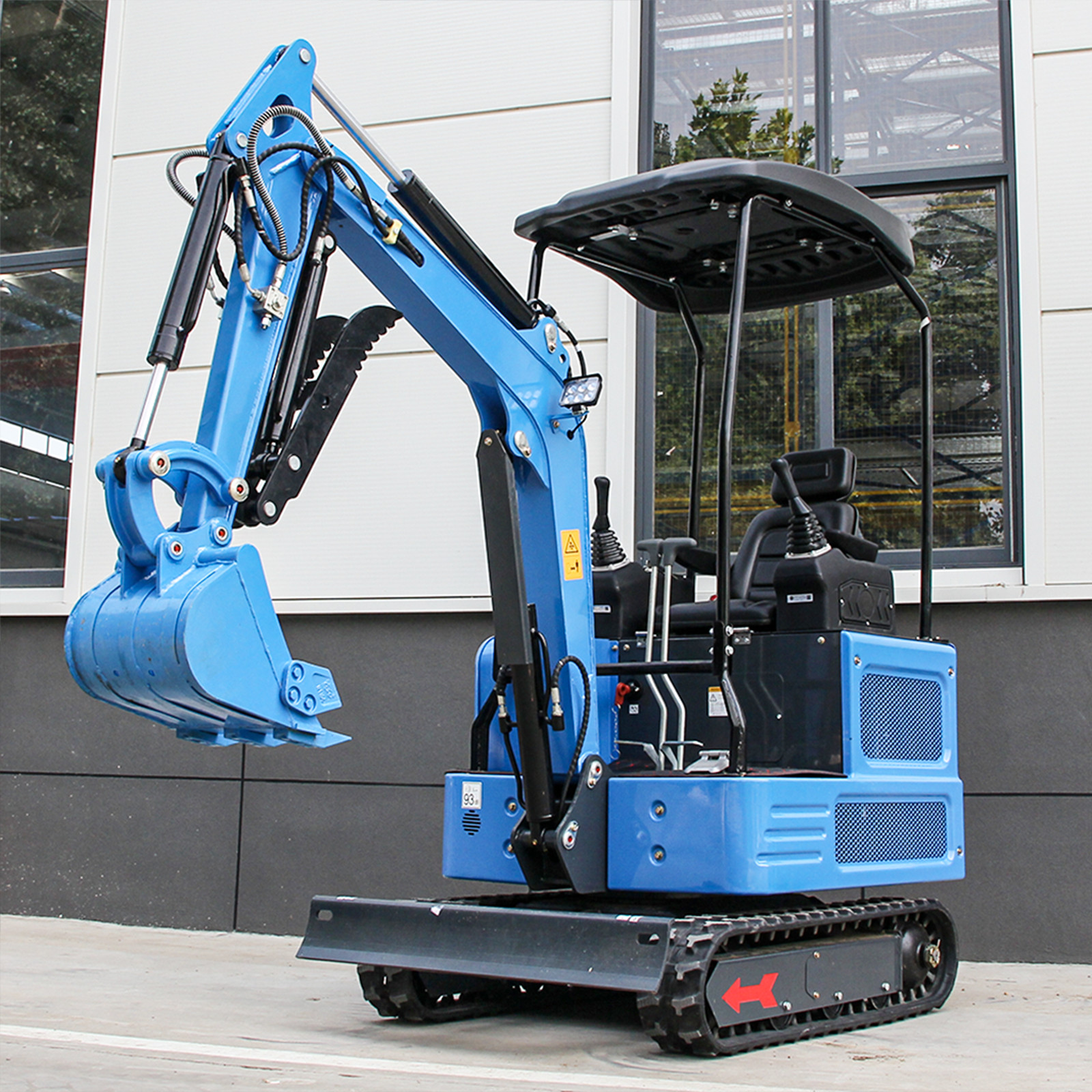 1.8 Ton Mini Excavator 4000lbs KUBOTA Twin Cylinder Diesel Engine Crawler Digger