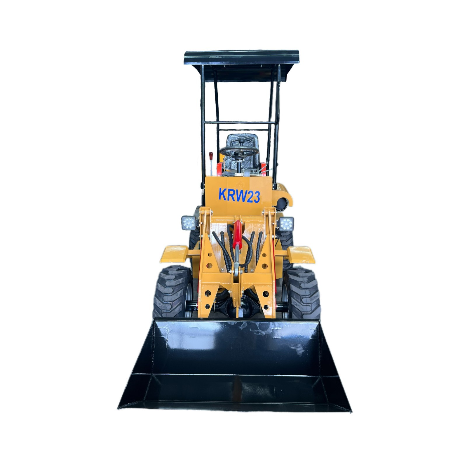 Agrotk Mini Skid Steer Wheel Loader Riding-on 23 HP RATO Gasoline Engine Compact