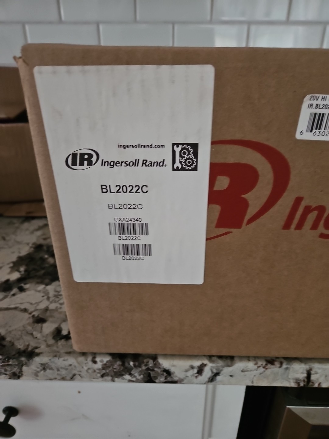 BL2022C Ingersoll Rand IQV 20V Series 5Ah Lithium-Ion Battery & Charger Kit New