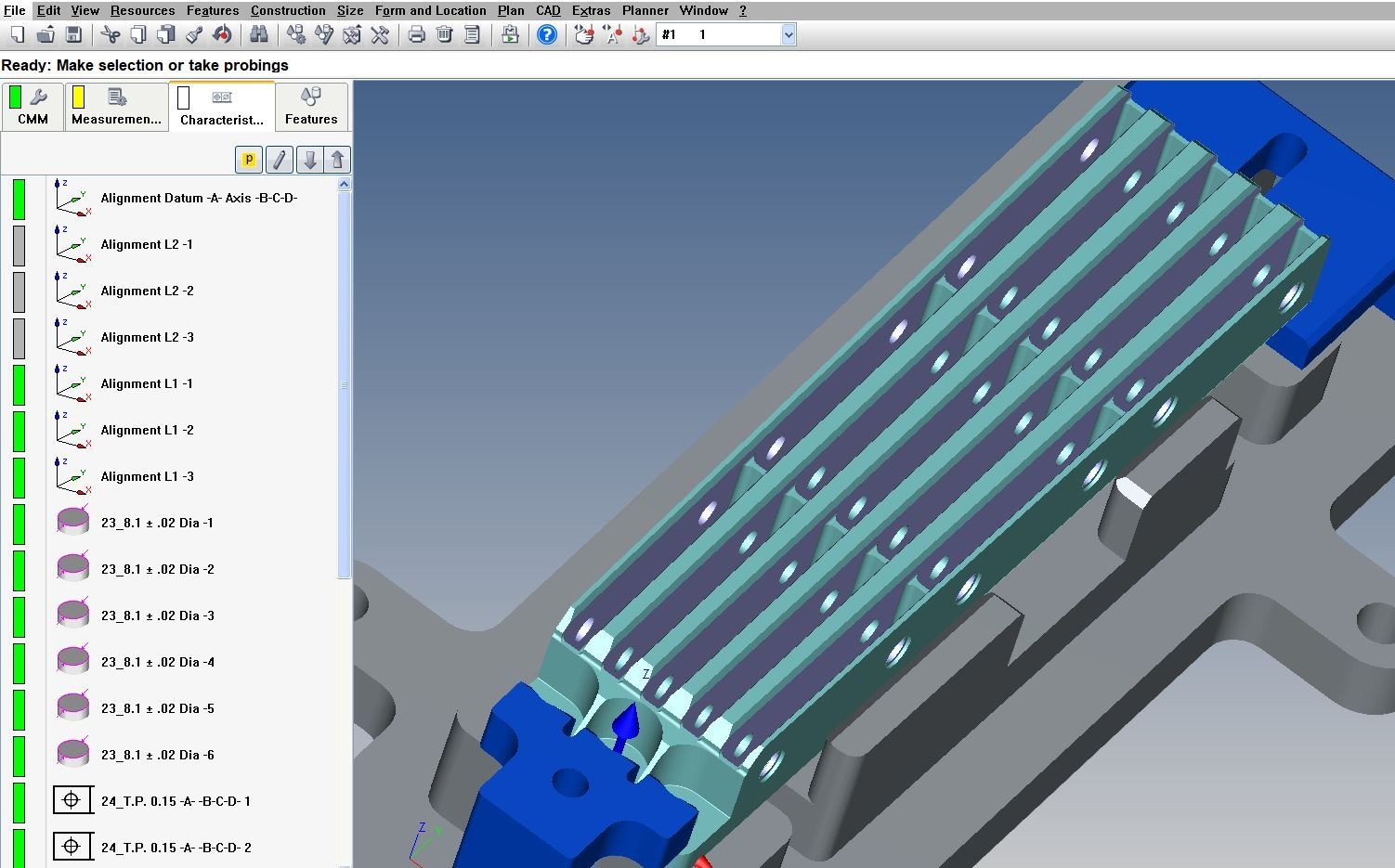 Zeiss XXT – Vast XT Calypso Programming / Hexagon PC DIMS / Mitutoyo MCOSMOS