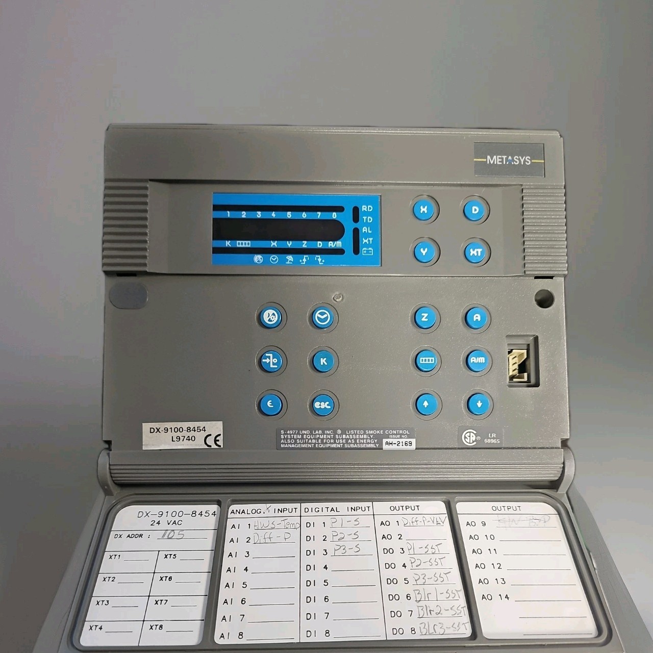 Johnson Controls Metasys DX-9100-8454 PLC Module.