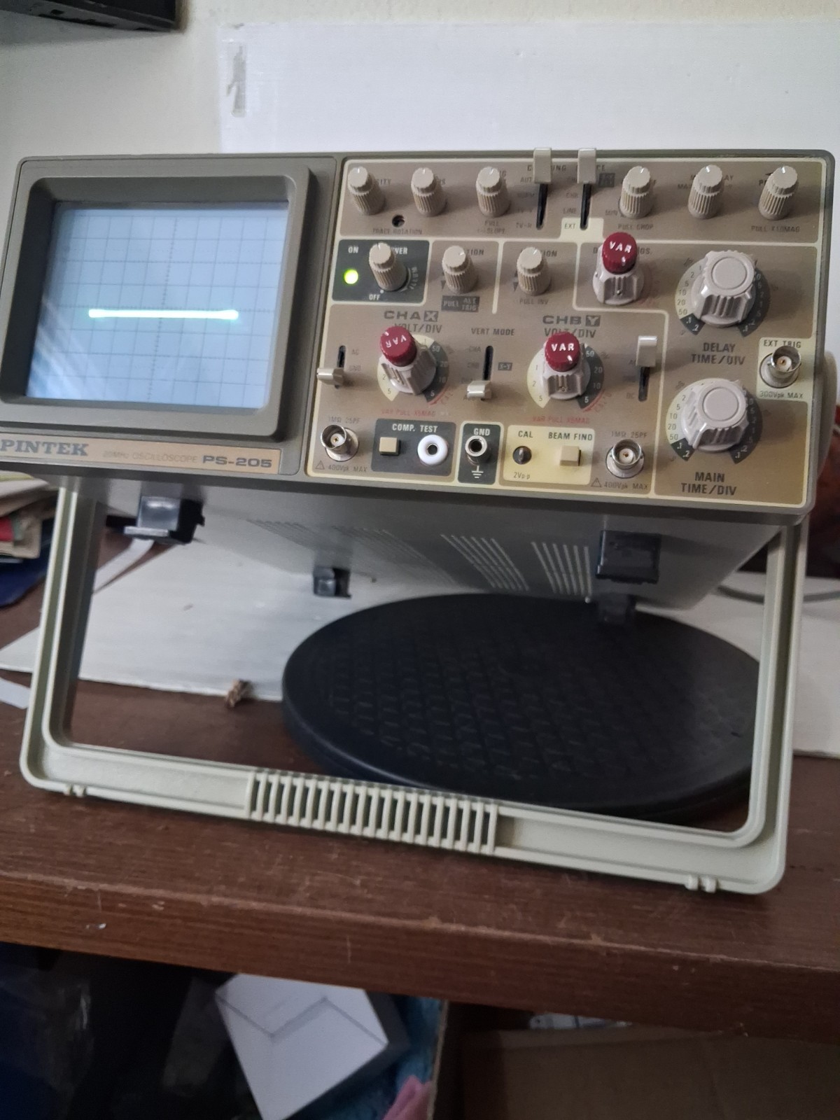 Pintek PS-205 Dual Trace 20 MHz Analog Oscilloscope