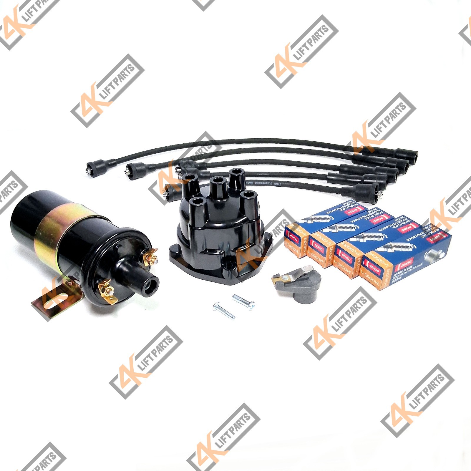 CLARK FORKLIFT C500 IGNITION TUNE UP KIT WITH COIL 12 V, READ FULL DESCRIPTION.