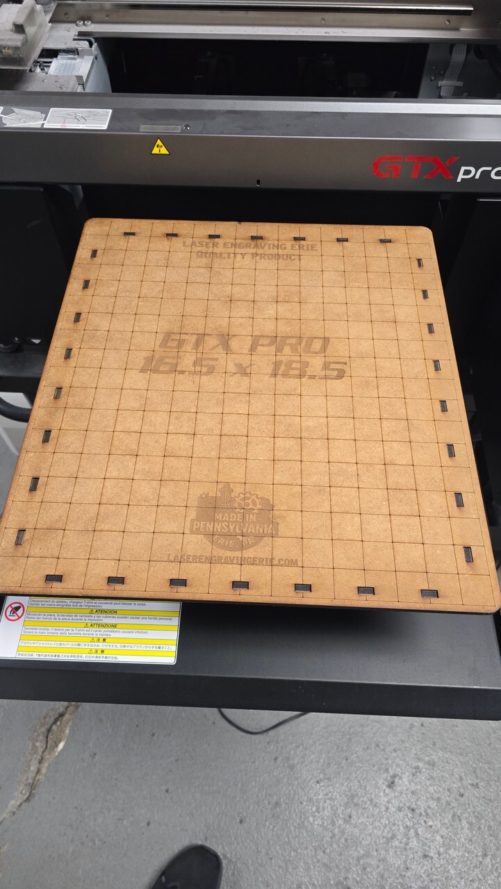 Large Brother GTX DTG Platen Pallet – 16.5″ x 18.5″ for oversized prints
