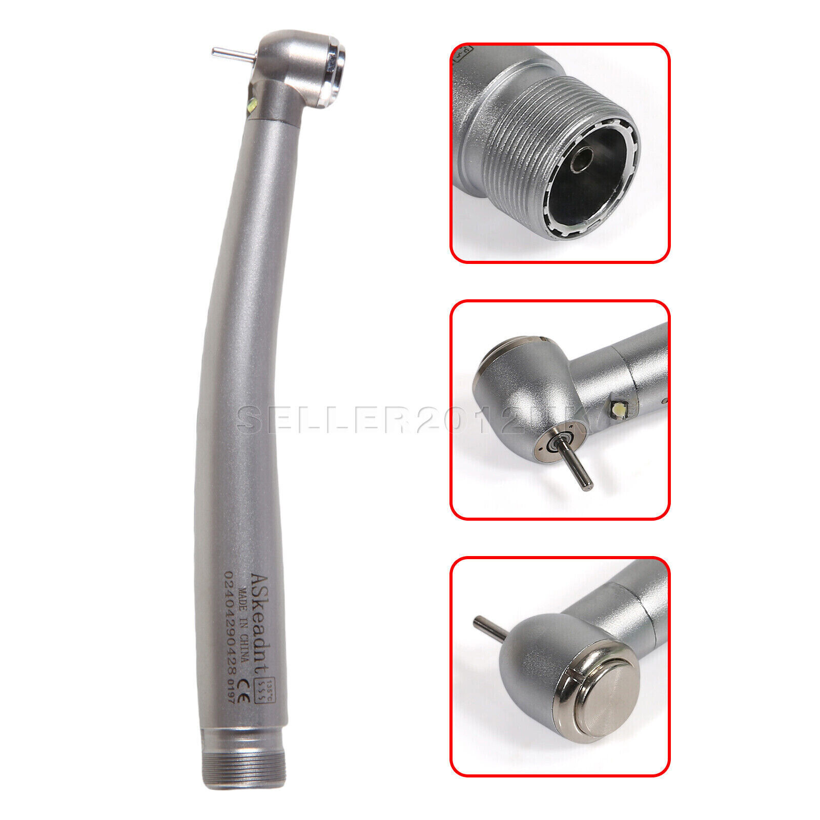 Dental Fiber Optic LED E-generator High Speed Handpiece 2HOLE Borden