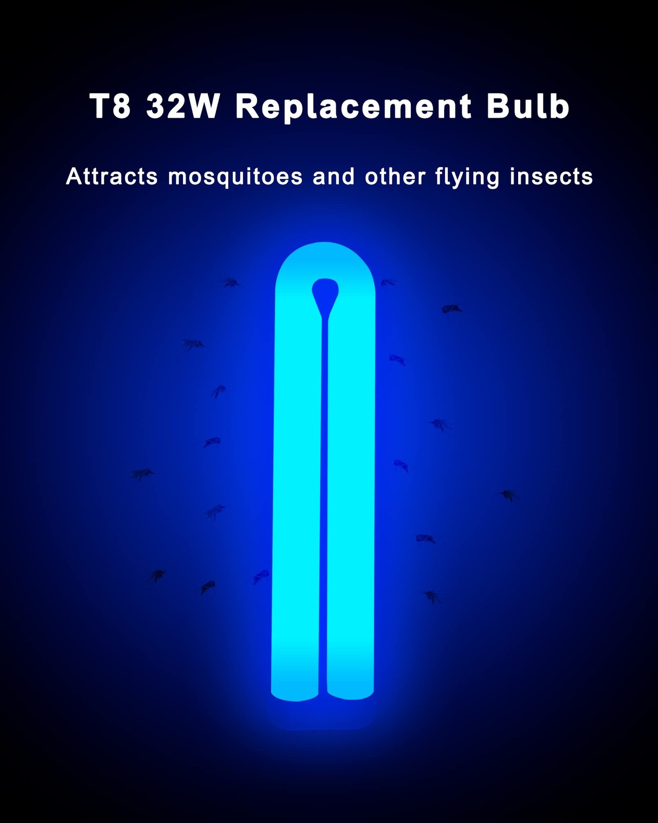 BF190 Replacement Bulb Compatible with Flowtron BK-40D Bug Zapper, 10 White
