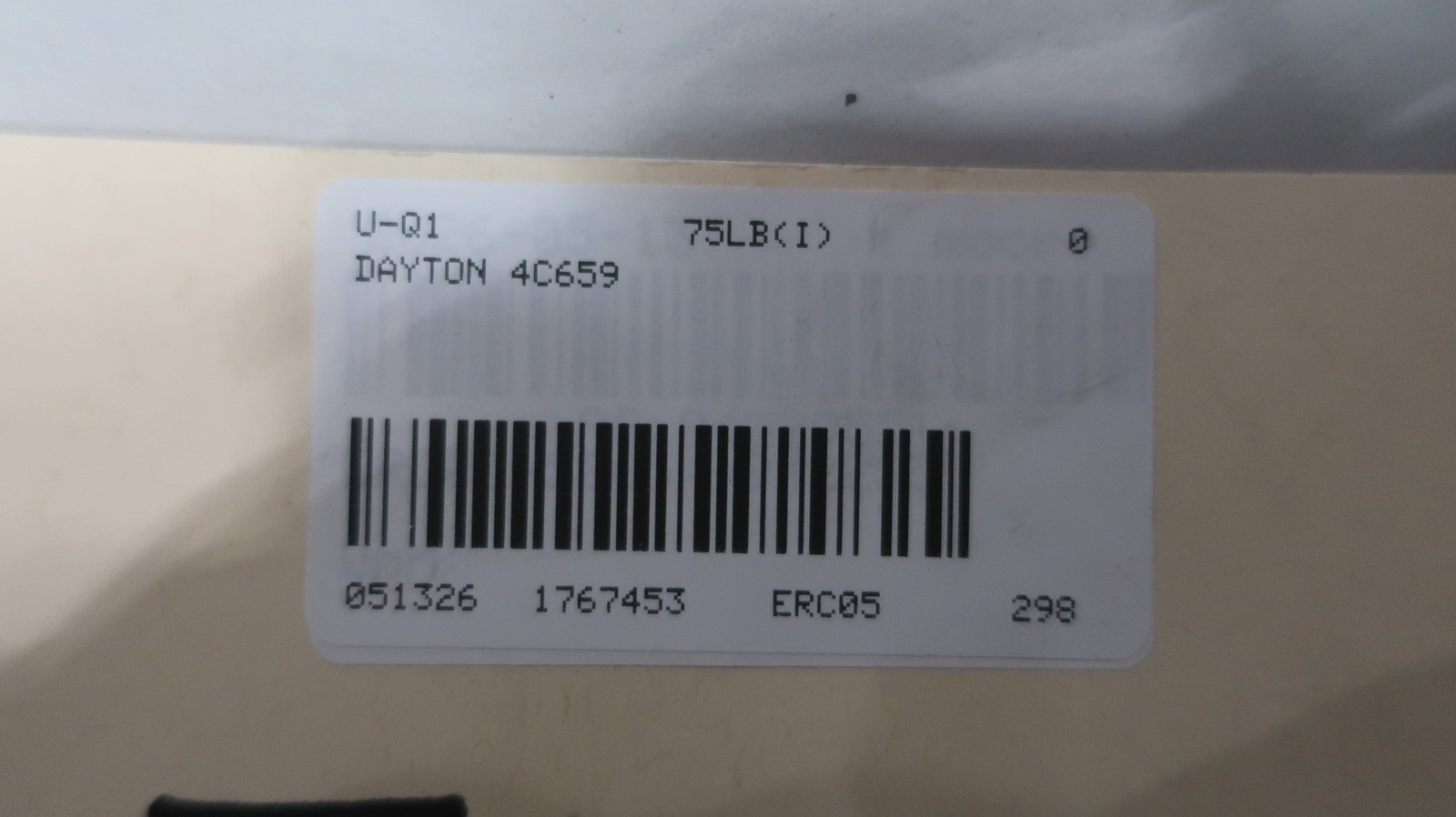 Dayton 4C659 Belt Driven Tubeaxial Fan 208-230/460v-ac 1/2hp 3ph
