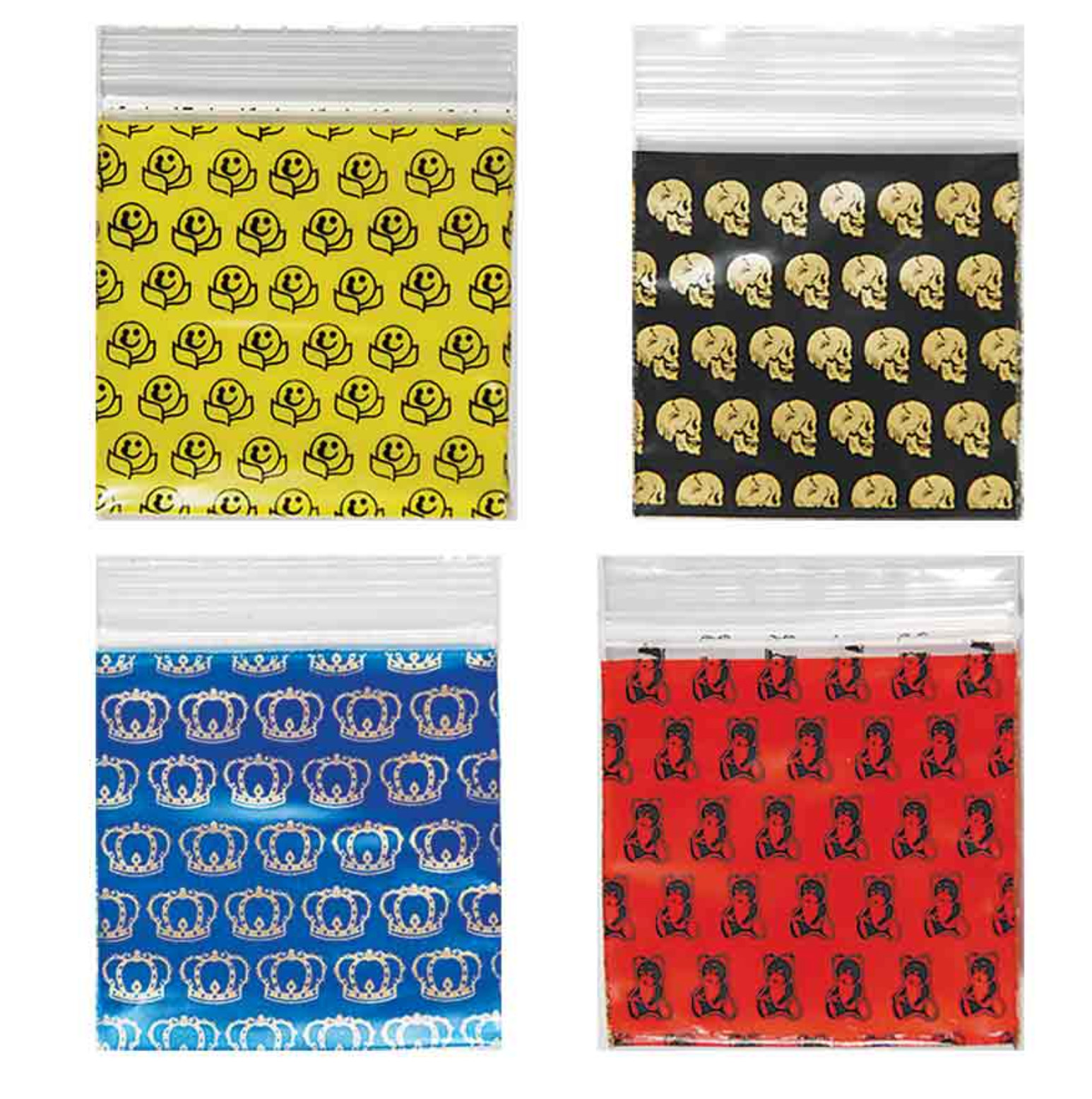 DIME BAGS 1000pc 2″x 2″ ziplock baggies WE CHOOSE STYLES (100pc x 10 packs)