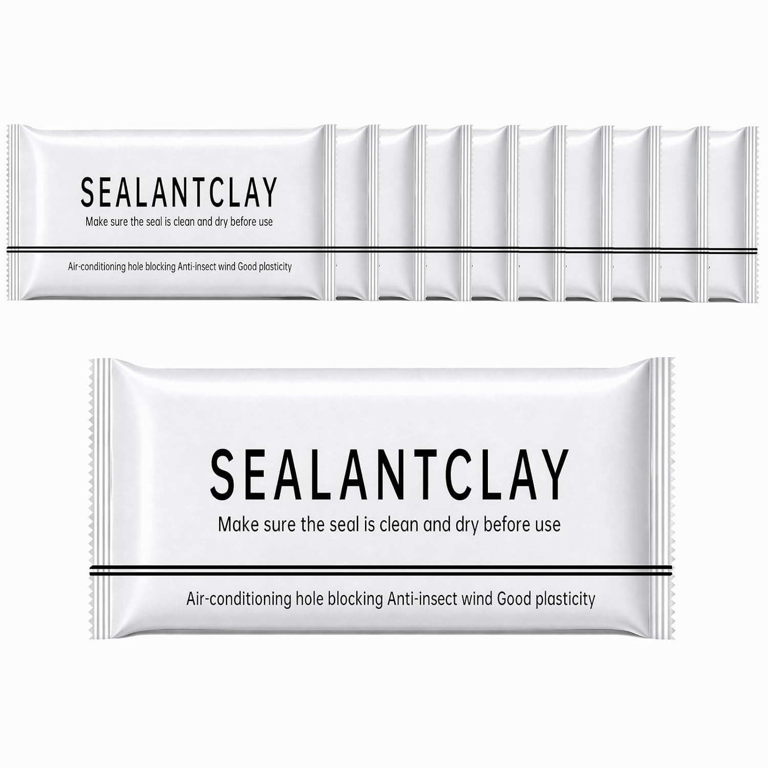 10 Pack Moldable Sealant Clay Fast Drying Mastic Putty Drain Pipe Hole Repair